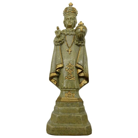 VOLCANIC Ash Mt PINATUBO Religious Statue 7.5" Handmade Eruption Victims 1990s - Picture 6 of 10